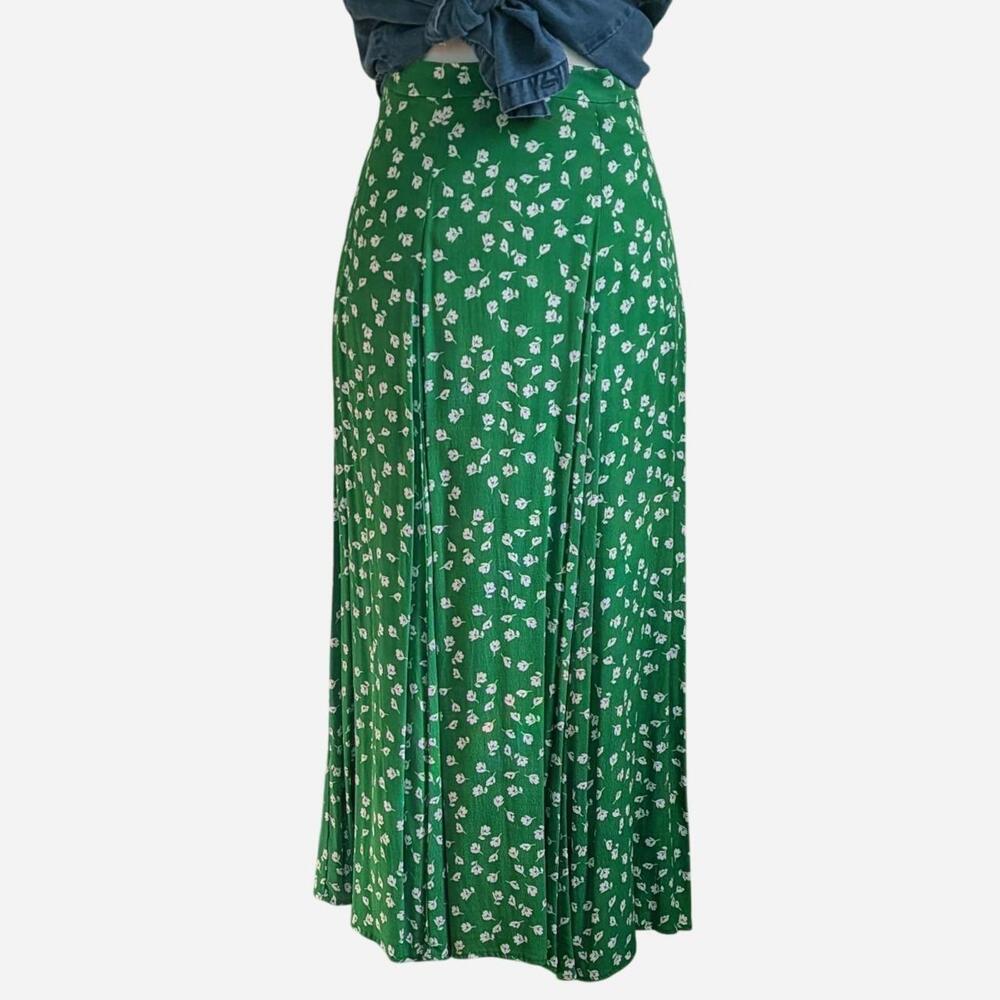 H&M Women's Green Skirt - Picture 2 of 6
